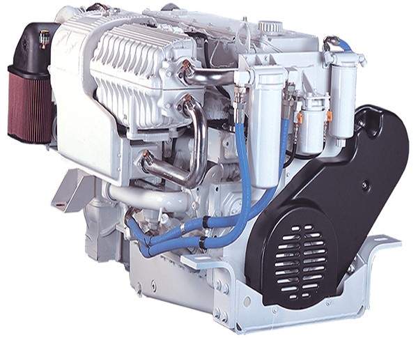 Elément filtrant everquiet installé sur un moteur Cummins