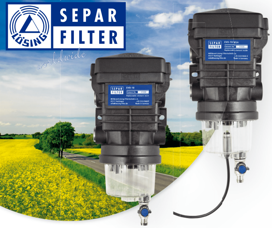 Filtre EVO avec et sans réchauffeur